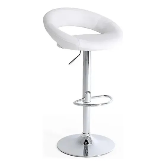 Silla Taburete Barra Mesón De Cocina Isla Ajustable  Negro