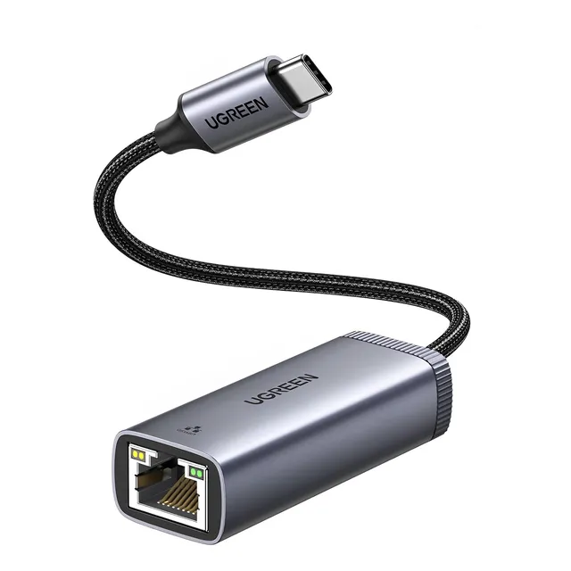 Adaptador de red de Internet Ugreen Usb-C a RJ45 Ethernet