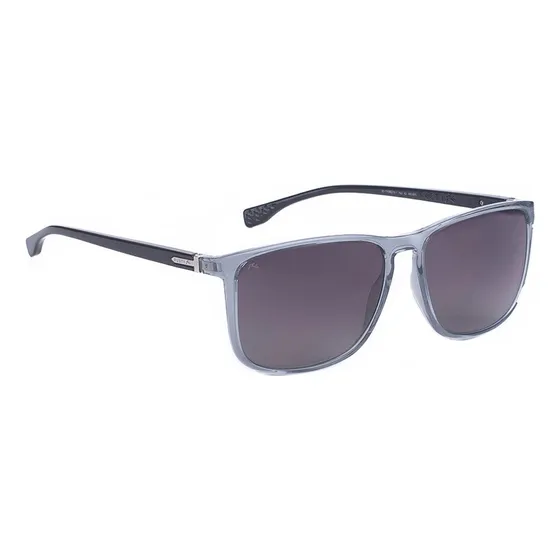 Anteojo Lente Sol Rusty Roum L.blue-sblk/118 Lente Gris oscuro degradé Varilla Negro Brillante Armazón Azul Diseño Rectangular