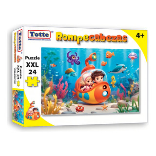 Rompecabezas Totte Paseo Submarino 24 Piezas | Piezas Extra Grandes, Gruesas Y Durables | Diseñado Para Uso Infantil Rompecabezas Totte Paseo Submarino 24 Piezas | Piezas Extra Grandes, Gruesas Y Durables | Diseñado Para Uso Infantil
