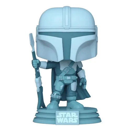Figura De Acción The Mandalorian Hologram Glow In The Dark 60654 De Funko Pop!