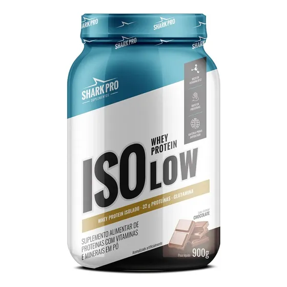 Isolow - Whey Protein Isolado Pote 900g Shark Pro