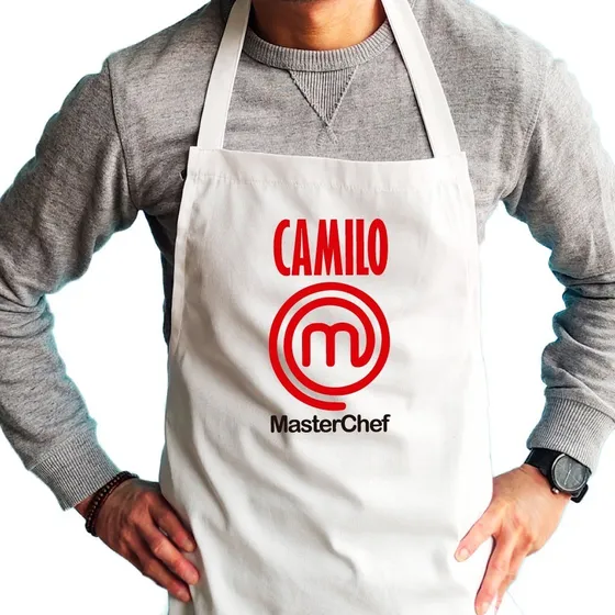 Delantal Personalizado Master Chef Tu Nombre
