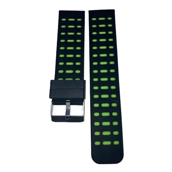 Correa Repuesto Reloj Skmei 119 Plus Negro Verde 22 Mm