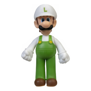 Figura De Luigi Fuego Articulada 12 Cms Supermario Flor Figura De Luigi Fuego Articulada 12 Cms Supermario Flor