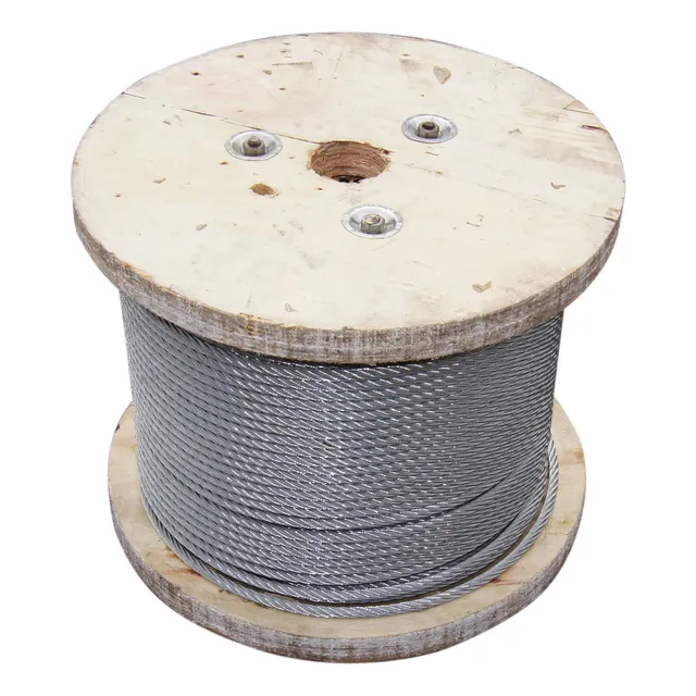 Cable Acero Galvanizado 305 Mts - 3/8'' - 7x19 Revestido Pvc
