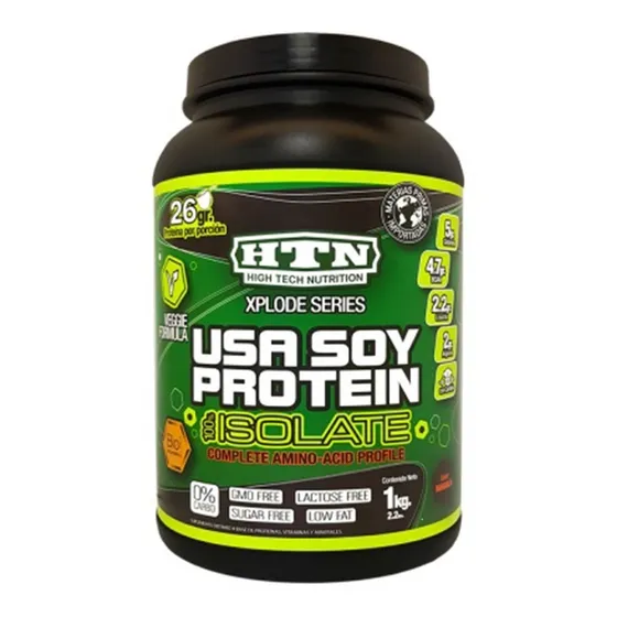 Usa Soy Protein 1 Kg Htn Veganos Vegetarianos Proteina Soja