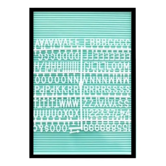 Pizarra Vintage Retro Tablero Letra Intercambiables Fieltro1