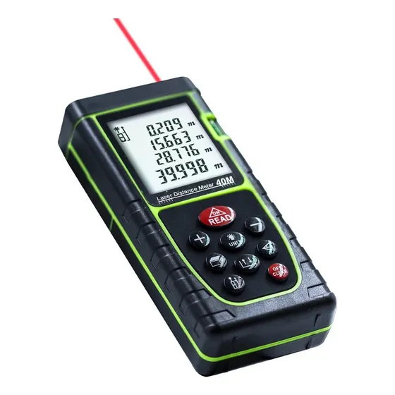Medidor Profissional Distancia Trena A Laser 40 Metros