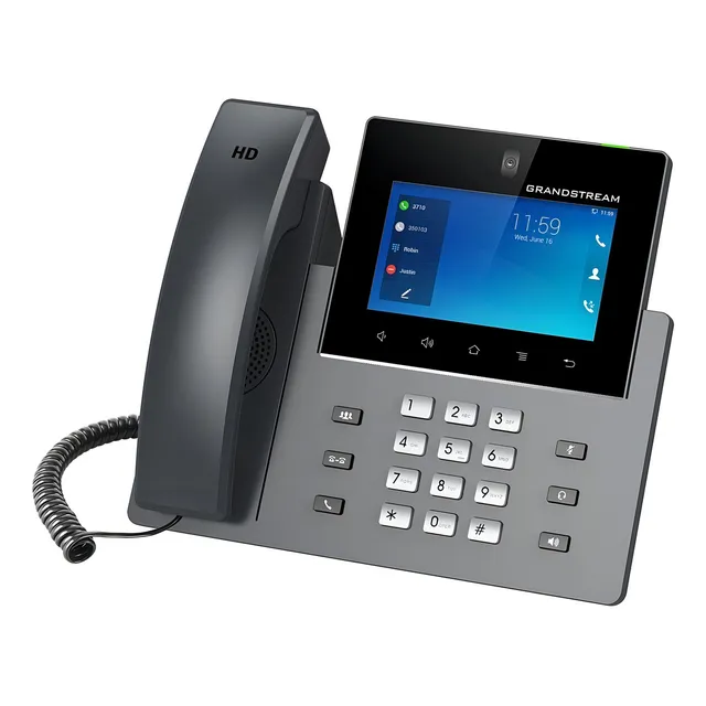 Videoteléfono Ip 16 Líneas, Doble Puerto Gigabit, Poe/poe