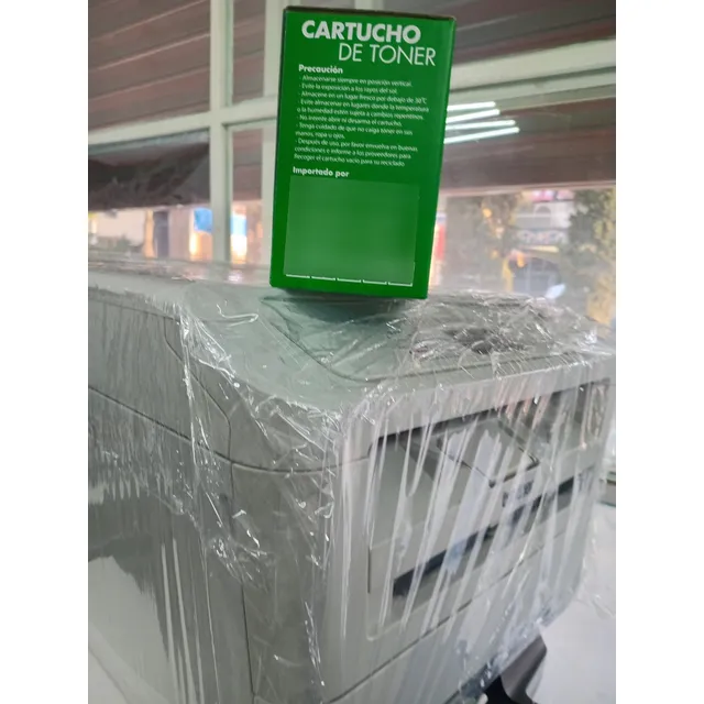 Impresora Multifunción Mono Brother Dcp-7055w+otro Toner Nvo Blanco