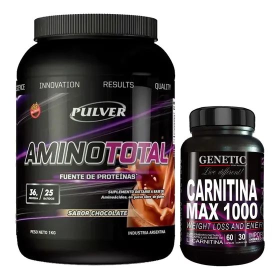 Amino Total Proteina Pulver + Carnitina Definicion + Dieta