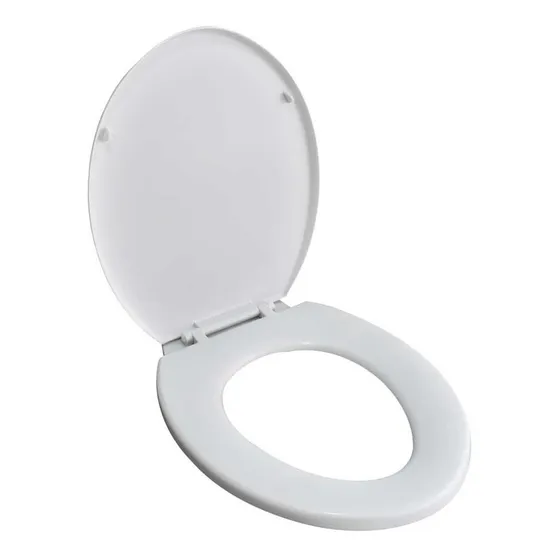 Asiento Inodoro Plastico Color Blanco Lh-1330