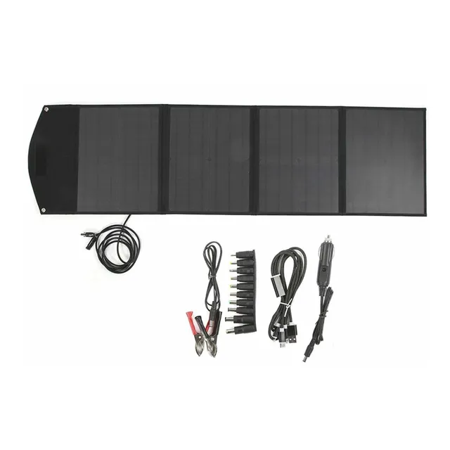 Foldable Solar Panel Charger Dual Usb 100w 18v Dc Wind