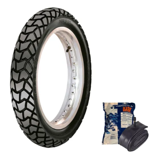 Kit Pneu Trail Maggion Viper 110/90-17 Tras +camara Mj17