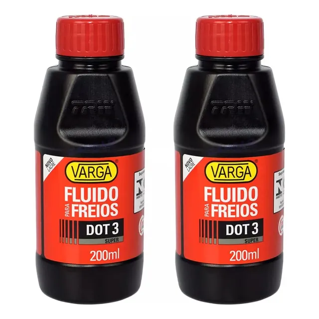 Kit 2 Óleo Fluído Freio E Embreagem Dot 3 200ml Cor Azul Trw