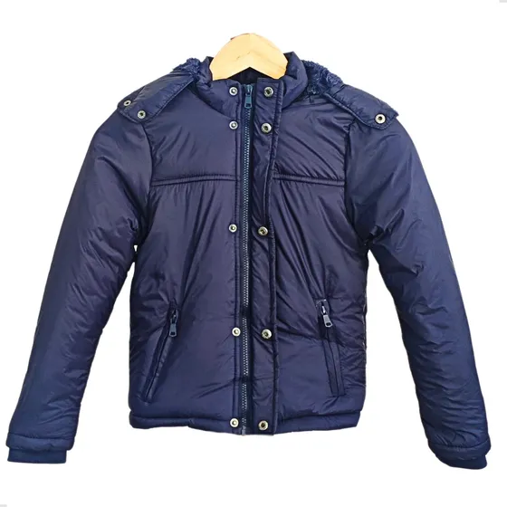 Jaqueta Puffer Casaco Menino Nylon Forrada Quente Peluciada.