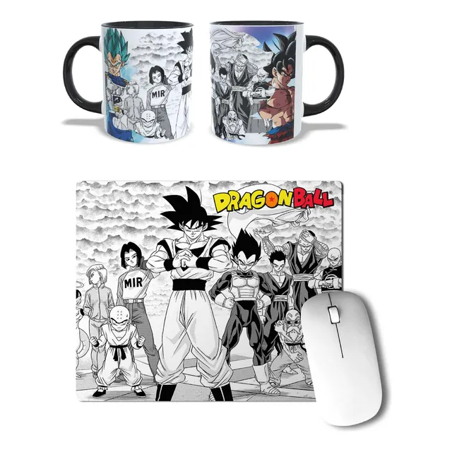 Taza Y Mouse Pad Dragon Ball Goku Anime