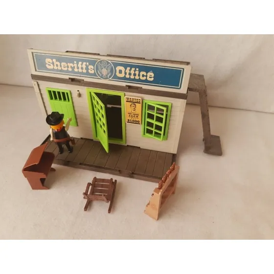 Playmobil Trol Velho Oeste Sheriff's Office Incompleto 