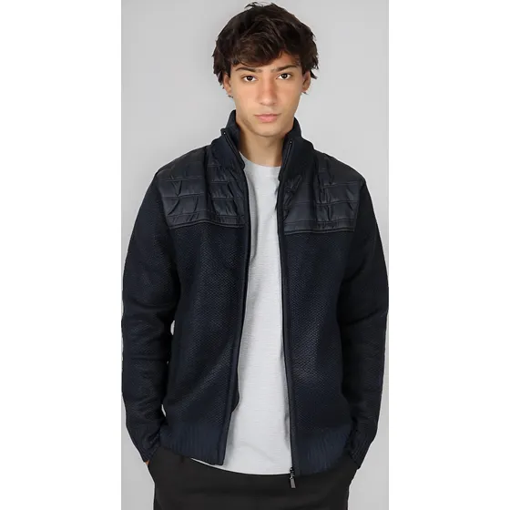 Sweater Campera Hombre Interior Frizado Oldtown Polo