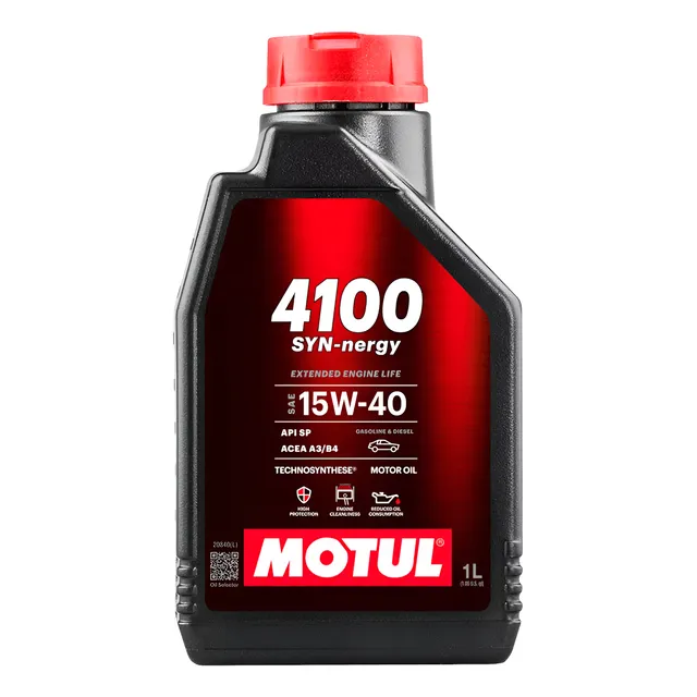 Aceite Motul 4100 Syn-nergy 15w40 Semisintetico 1 Lt