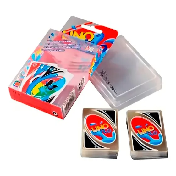 Juego Cartas Uno H2o Previa Transparentes Genéricas | Cuotas sin interés