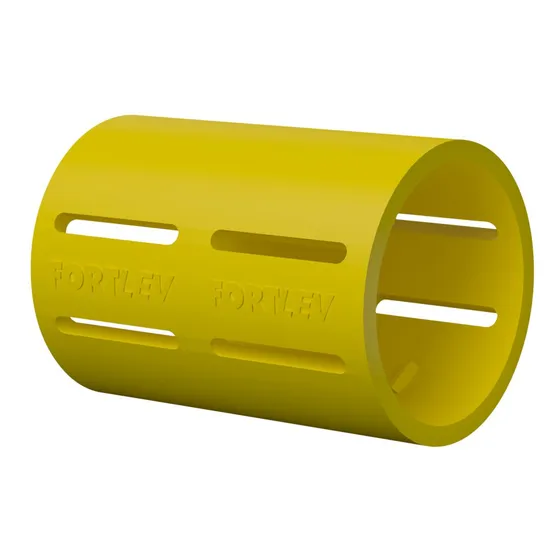 Luva Pressão Corrugado 32mm 1 Polegada Amarelo Unidade