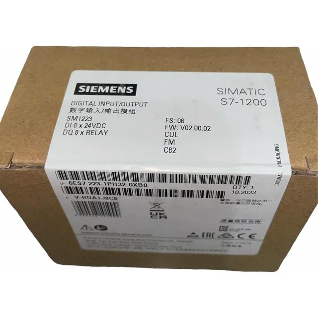 Siemens 6es7223-1ph32-0xb0 S7-1200 Modulo Ent/sal 8di 8do