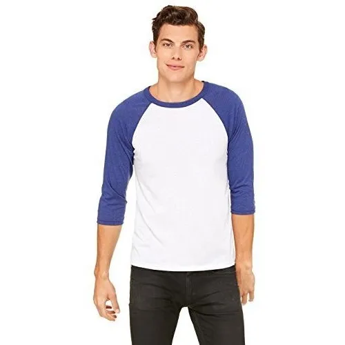 Bella Tela Hombres Triblend 3/4-sleeve Camiseta De Bqwgg