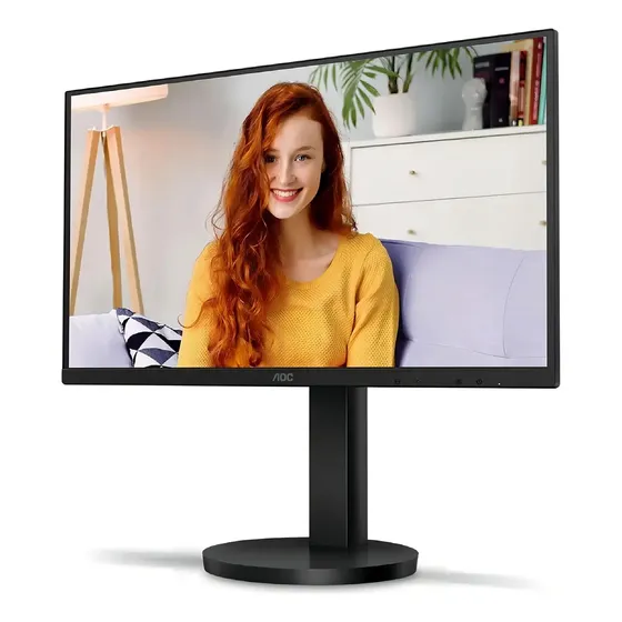 Monitor Aoc 21,5'' Full Hd 75hz 4ms Ajuste De Altura 22b3hmf