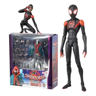 Brinquedo Modelo De Boneco De Ação Mafex 107 Spidermanmiles1 Brinquedo Modelo De Boneco De Ação Mafex 107 Spidermanmiles1