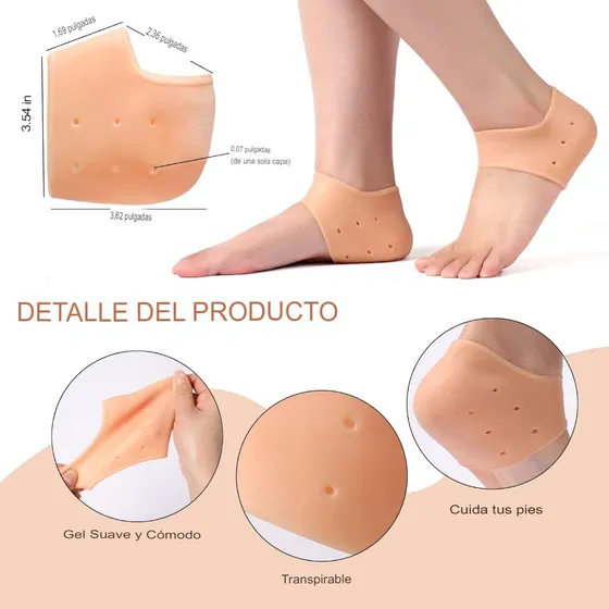 Protector De Talón Para Fascitis Plantar. De Gel 