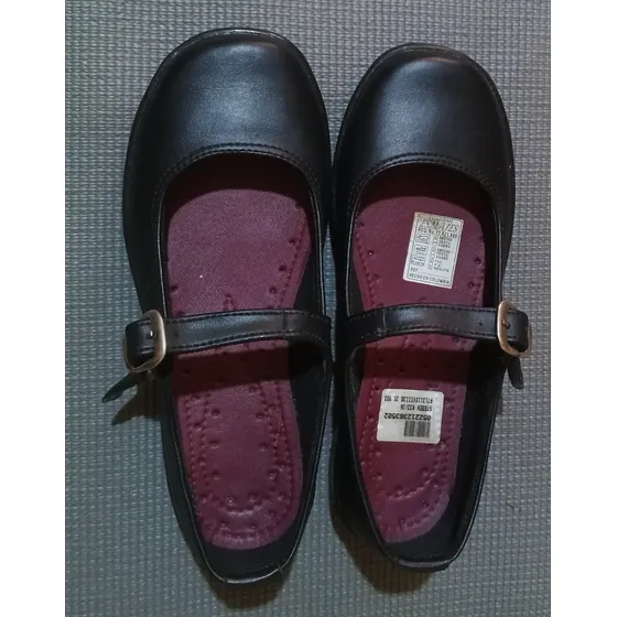Zapatos Colegiales Color Negro Niñas Nuevo
