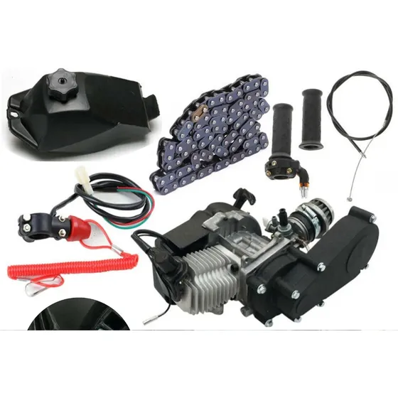 Mini Motor De Gasolina De 49cc Con Caja
