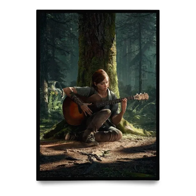 Quadro Decorativo Tela A4 21x30cm - Modelos The Last Of Us