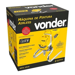 Maquina Pintura Airless Mpa1010 1,3hp -vonder + Oleo Brinde Maquina Pintura Airless Mpa1010 1,3hp -vonder + Oleo Brinde
