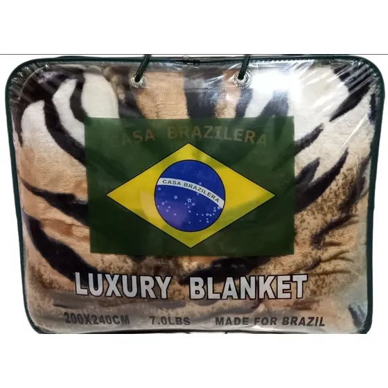 Edredon Cobija Reversible Leopardo Lobo De Luxe