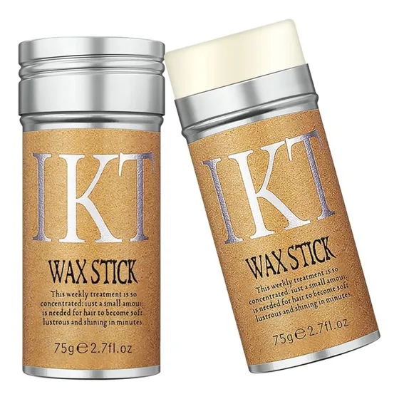2 Cera Bastão Wax Stick Ikt Pomada Modeladora Natural