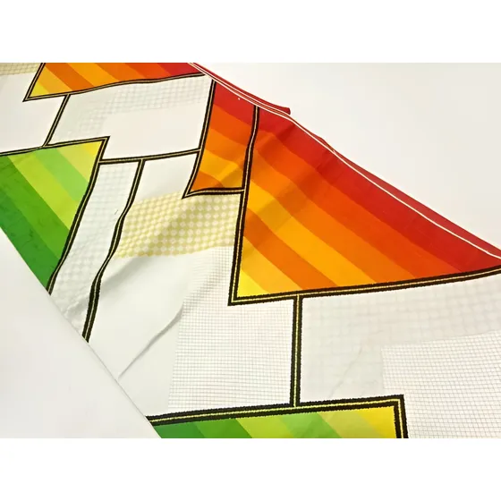 Cinturón Para Kimomo Japonés Chikuzen Hakata Geometrico