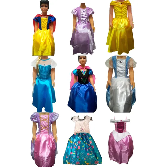 Vestidos Princesas Frozen,blancanieves,sofia,bella,rapunzel