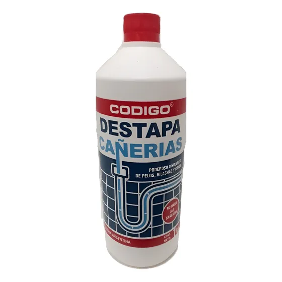 Destapa Cañerías Liquido Tf3 X 1 Ltr. Rapida Accion Cañerias