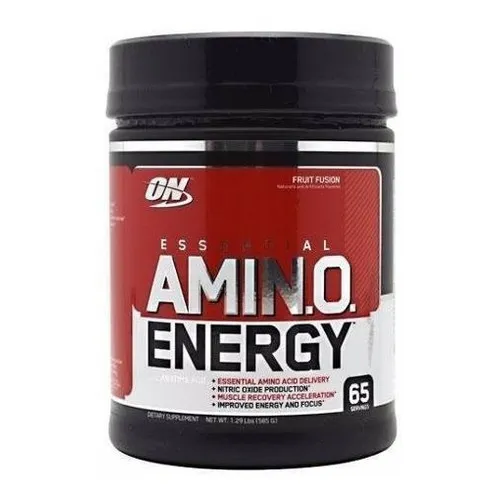 Aminoácidos Optimum Nutrition Amino Energy 65 Porciones 585g Sabor Ponche
