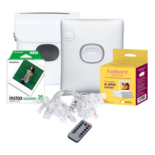Paquete Instax Sq Link Blanca + Funboard Paquete Instax Sq Link Blanca + Funboard