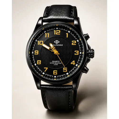 kiyomi.maron19760729様　オーダー品 Relógio Luxo Korps 1319 Diamante Negro Pulseira Couro Preta
