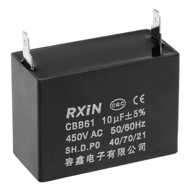 Capacitor De Ventilador De Techo Uxcell Cbb61 10uf 450v Ca