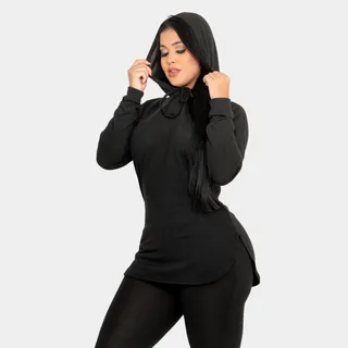 Conjunto Feminino Blusa Com Capuz Manga Longa Calça C/ Bolso Conjunto Feminino Blusa Com Capuz Manga Longa Calça C/ Bolso