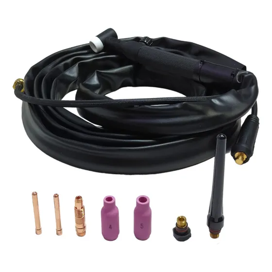 Antorcha Tig Rigida 200 Amp Y Kit De Consumibles Marca Muzin