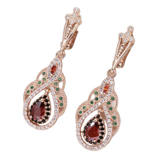 Elegantes Aretes Para Mujer Brillo Resplandeciente Elegantes Aretes Para Mujer Brillo Resplandeciente