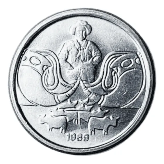 Moeda Antiga Do Brasil - 1 Centavo Boiadeiro De 1989