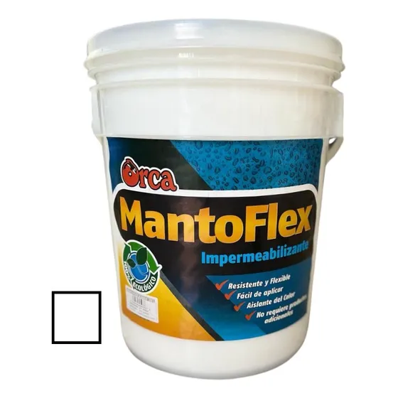 Pintura Impermeabilizante Manto Flex Cuñete Blanco